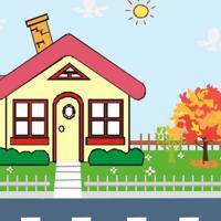 卡通房子图片