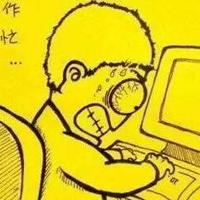 卡通工作狂图片