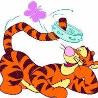 可爱卡通跳跳虎图片