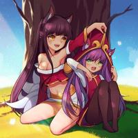 lol狐狸和璐璐同人漫画