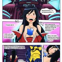 lol被狼人尾随的阿狸漫画