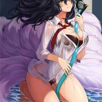 lol阿狸湿身诱惑漫画