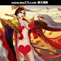 王者荣耀武则天去衣ps图片
