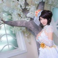 王者荣耀花嫁小乔cos
