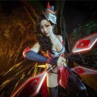 王者荣耀阿珂真人cos