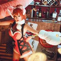 王者荣耀兔女郎花木兰丝袜福利cos