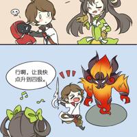 王者荣耀条漫：孙尚香的怒气