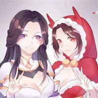 王者荣耀露娜与貂蝉同人漫画