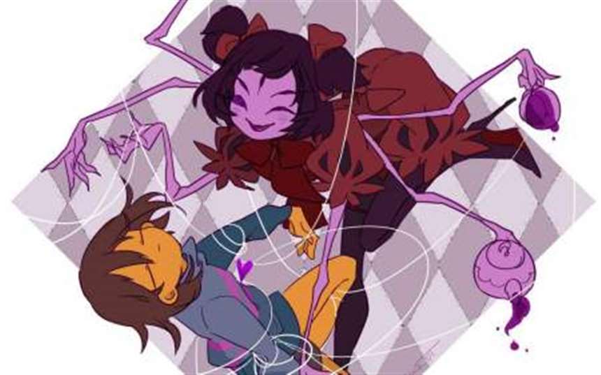 求几张undertale(传说之下)里面蜘蛛妹妹的图(就是那个蜘蛛义卖会那个