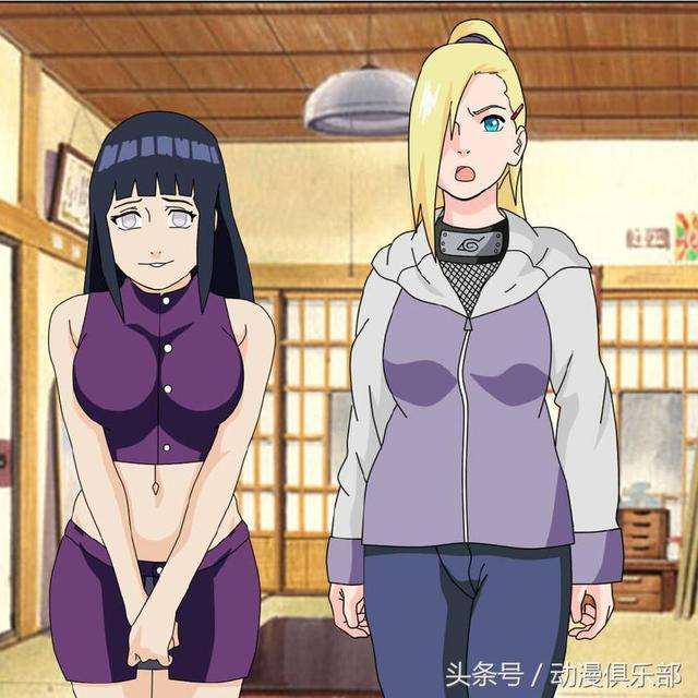 火影忍者:当雏田穿错了衣服后,第一张美如画,第五张衣服太紧!