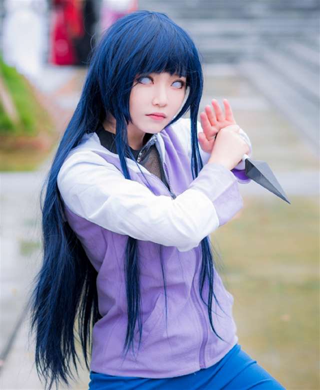 小姐姐cosplay《火影忍者》日向雏田,甜美十足