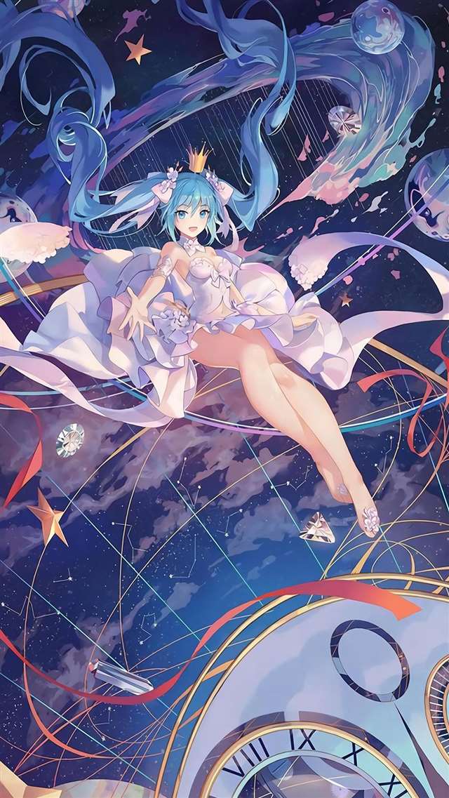唯美二次元美女插画手机壁纸