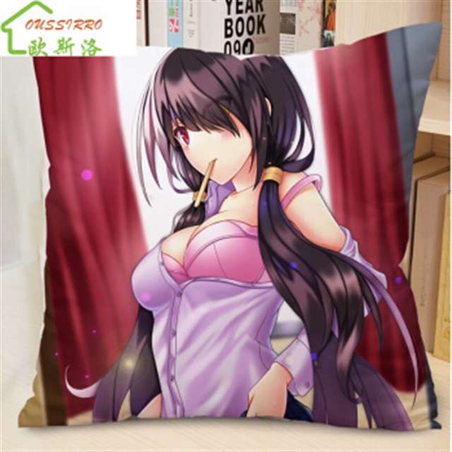 约会大作战抱枕时崎狂三夜刀神十香五河琴里方形动漫周边鸢一折纸 19