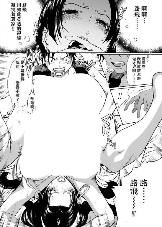 海贼王女帝汉库克和路飞做上