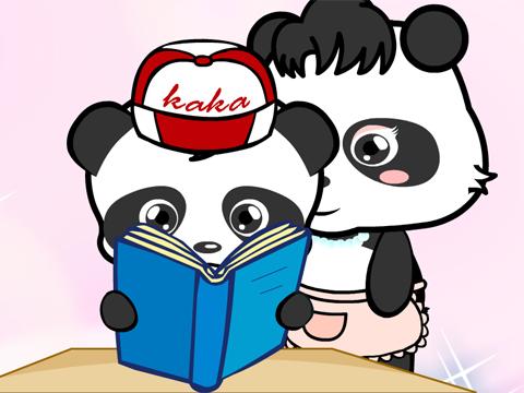 读书卡通图片