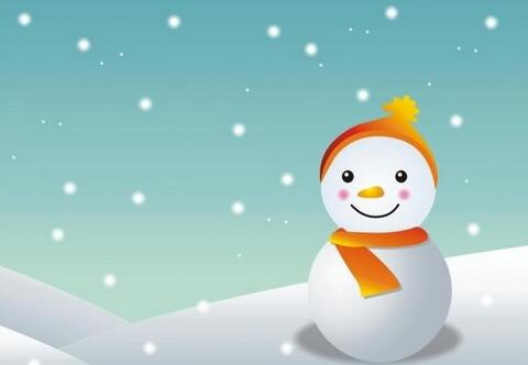 可爱卡通雪人图片