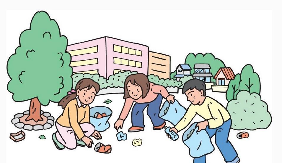 环保漫画图片