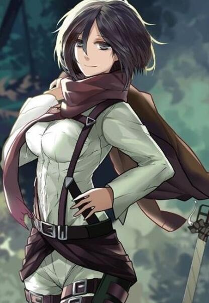 进击的巨人三笠·阿克曼图片