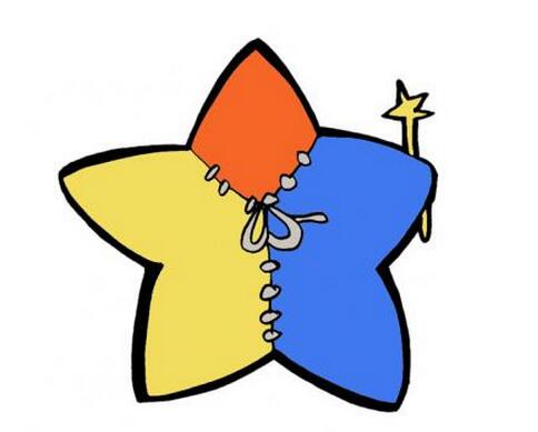 卡通五角星图片