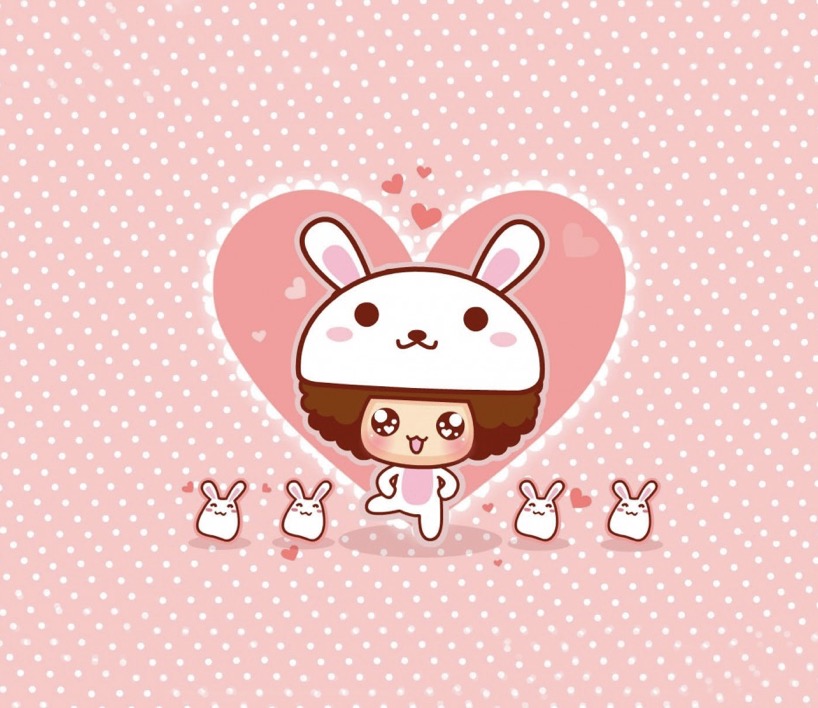卡通少女摩丝摩丝图片