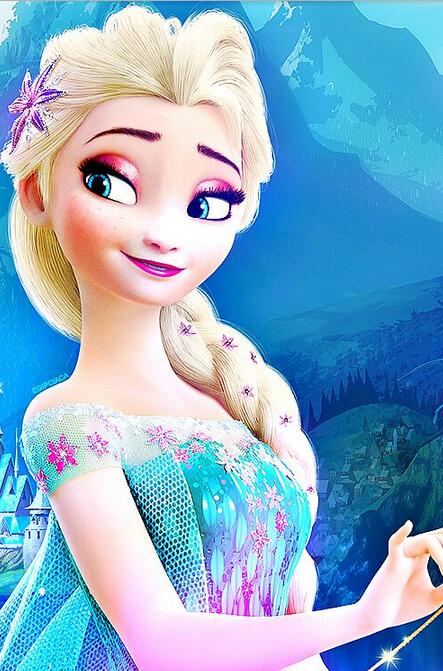 冰雪奇缘艾莎邪恶图