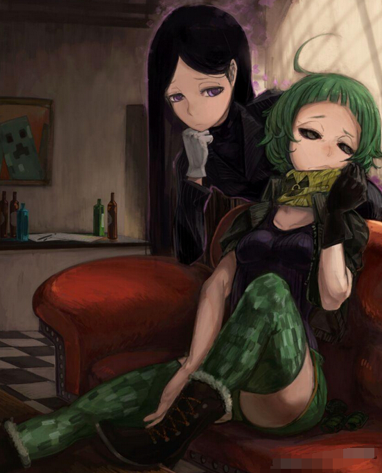 我的世界怪物娘化邪恶图片