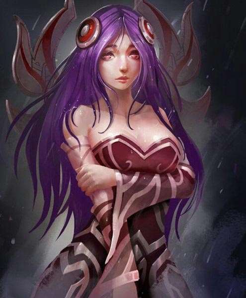lol夜刃刀妹同人彩漫