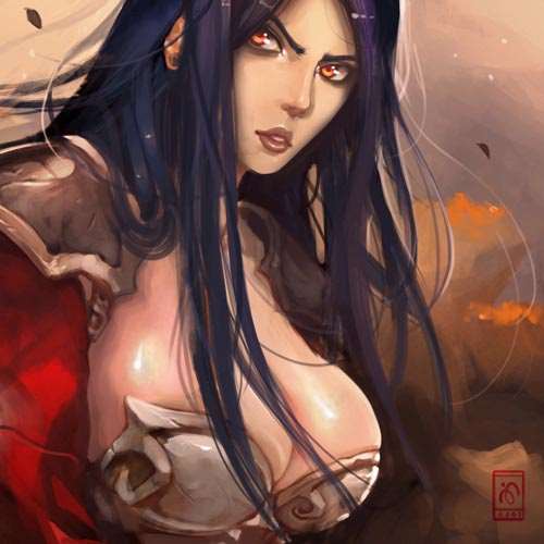 lol夜刃刀妹同人彩漫