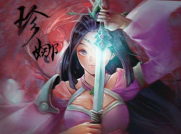 lol风女仙剑迦娜同人漫画