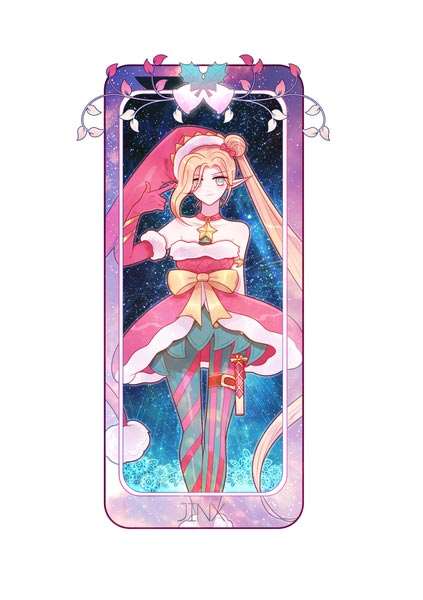 lol金克丝冰雪限定同人漫画
