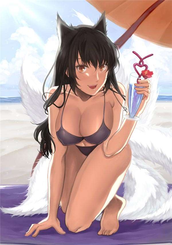 炎炎夏日 lol泳装阿狸本子