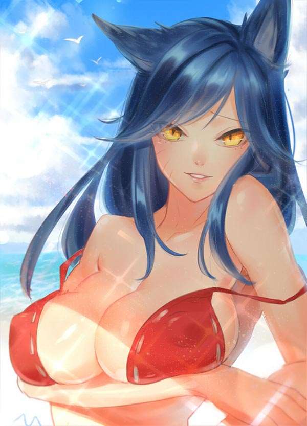 lol性感阿狸半裸福利本子