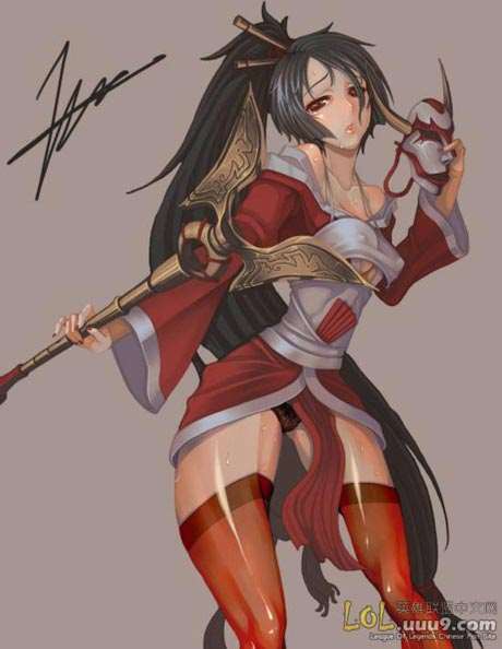 英雄联盟性感的女忍者阿卡丽本子漫画