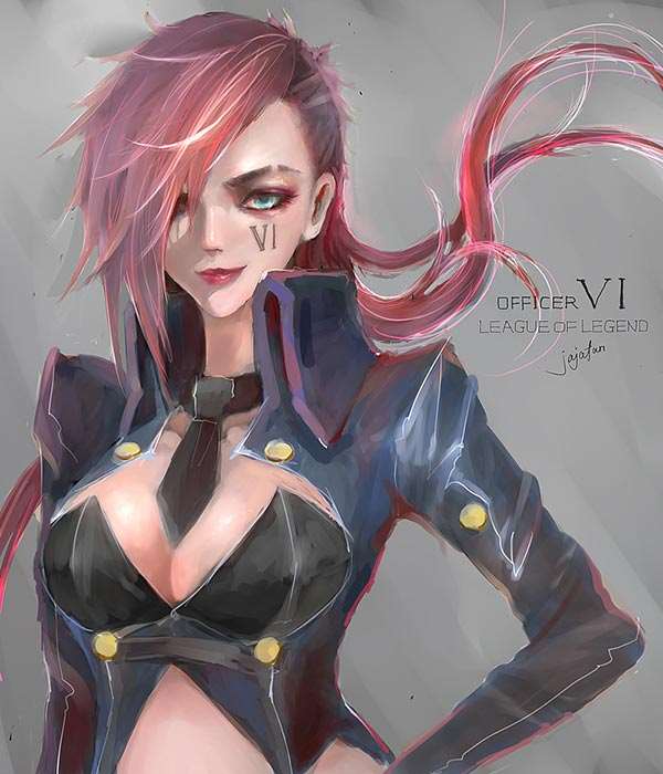 lol魔法少女皮城执法官蔚本子