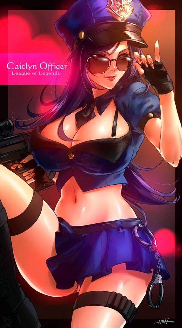 lol女警凯特琳漫画