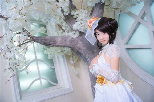 王者荣耀花嫁小乔cos