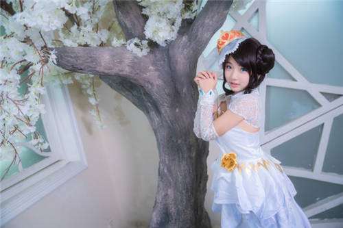 王者荣耀花嫁小乔cos