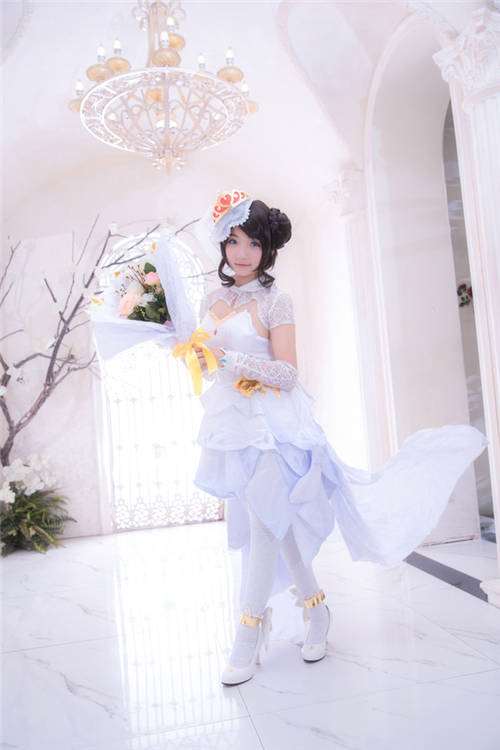 王者荣耀花嫁小乔cos