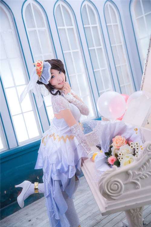王者荣耀花嫁小乔cos
