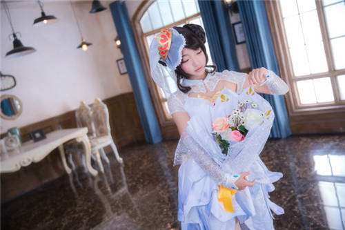 王者荣耀花嫁小乔cos