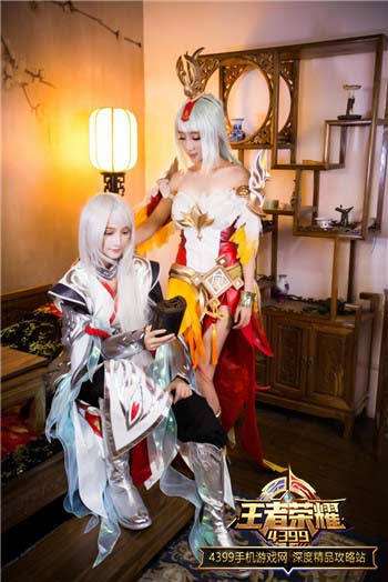 王者荣耀最美李白真人cos