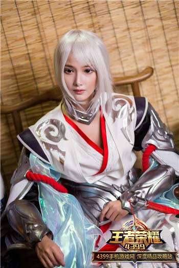 王者荣耀最美李白真人cos
