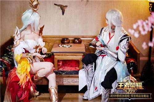 王者荣耀最美李白真人cos