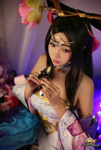 王者荣耀古典之美貂蝉真人cos