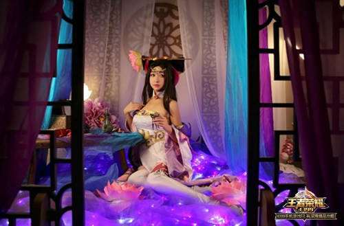 王者荣耀古典之美貂蝉真人cos