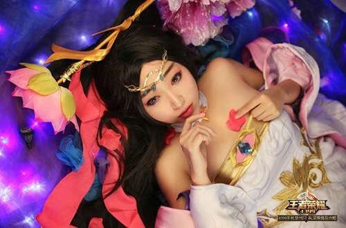 王者荣耀古典之美貂蝉真人cos