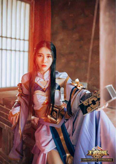 王者荣耀露娜紫霞仙子真人cos