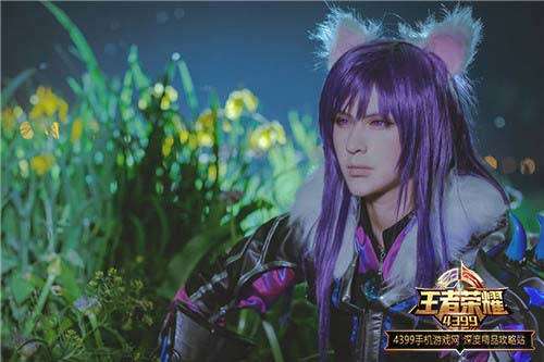 王者荣耀千年之狐李白真人cos