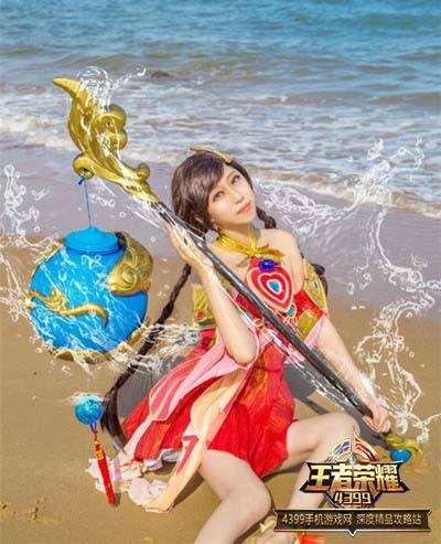 王者荣耀大乔沧海之曜真人cos