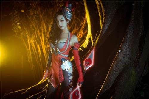 王者荣耀阿珂真人cos